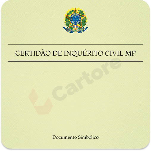 Certidão de Inquérito Civil MP‑Estadual Online