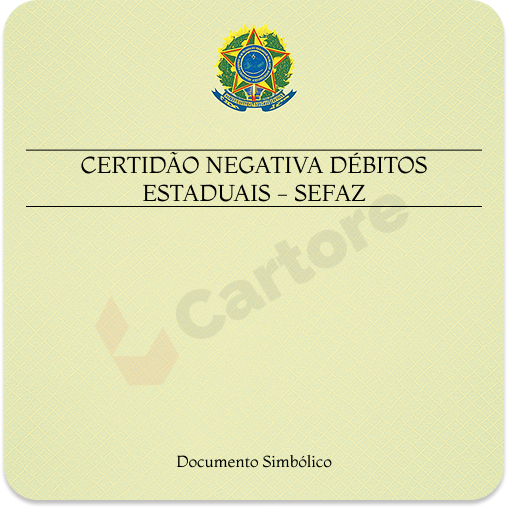 Certidão Negativa Débitos Estaduais SEFAZ Online